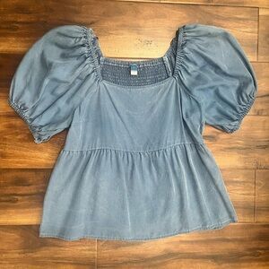 Blue Old Navy Blouse/Top